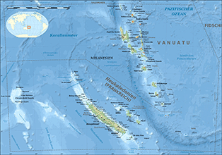 Map Neukaledonien