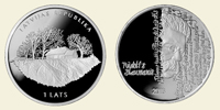 Europasternmünze Silber Lettland 2013