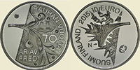 Europasternmünze Silber Finnland 2015