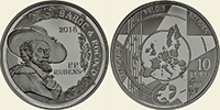 Europasternmünze Silber Belgien 2018