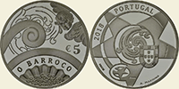 Europasternmünze Silber Portugal 2012