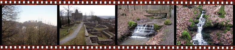 Bad Kissingen Walks Burgruine Kaskadental